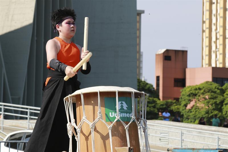 Grupo Sansey Kazoku Shuudan no 13º Festival Yosakoi Soran em 2015 [foto: Giuliano Garcia]